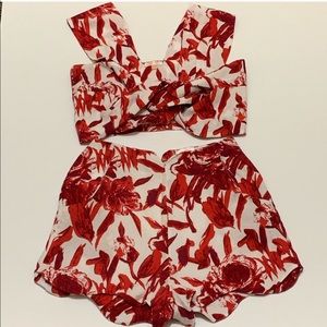 Two piece Red Set